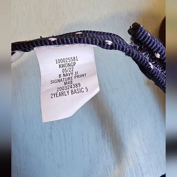 Janie and Jack Boys‎ Navy Blue Polka Dot Bow Tie Adjustable Neck Strap Formal - Picture 4 of 4